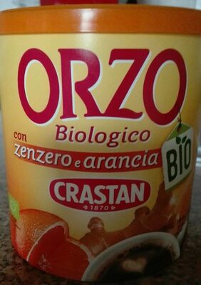 Orzo biologico con zucchero e arancia