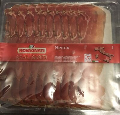 Speck - jambon de porc affiné fumé front packaging