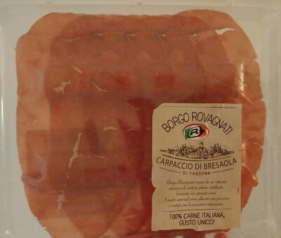 Carpaccio di bresaola front packaging