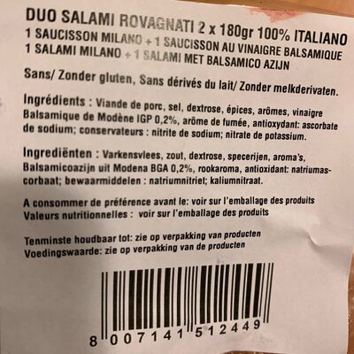 Duo salami rovagnati