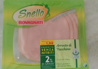Arrosto di tacchino front packaging