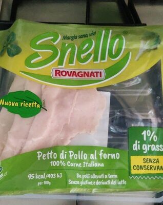 Petto di pollo al forno front packaging
