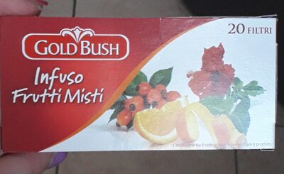 infuso frutti misti front packaging