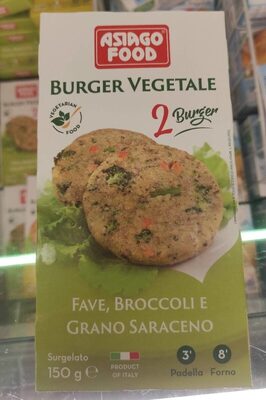 Burger vegetale front packaging