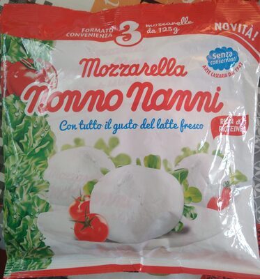 Mozzarella front packaging