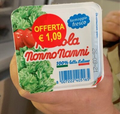 Robiola Nonno nanni front packaging