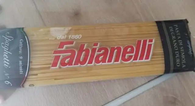 Spaghetti front packaging