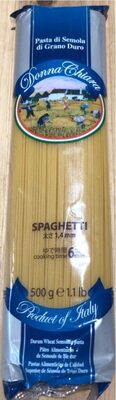 Spaghetti front packaging
