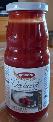Passata di datterini Dedicato front packaging