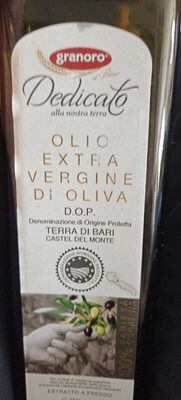 Olio Extra Vergine di Oliva D.O.P. front packaging
