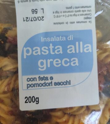 Pasta alla Greca front packaging