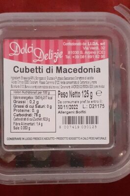 Cubetti di Macedonia