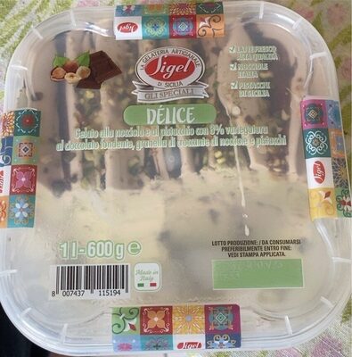 Gelato alla nocciola e al pistacchio