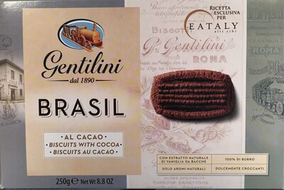 Gentilini Brasil biscuits chocolat