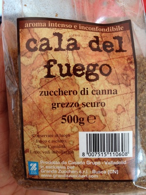 Cala del fuego Zucchero di canna grezzo scuro