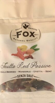 Frutta red passion front packaging