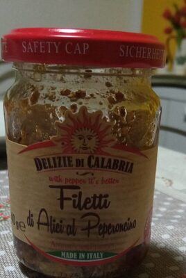 Filetti di Alici al Peperoncino front packaging
