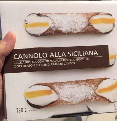 Cannolo alla siciliana front packaging