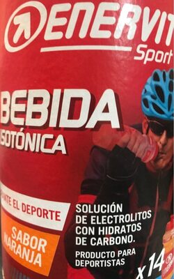 Bebida isotónica naranja