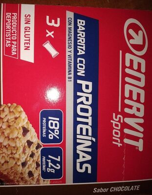 Barrita con Proteínas sabor chocolate