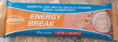 Energy Break   Baretta con frutta secca e vitamine