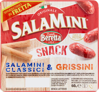 Salamini snack salamini classici & grissini