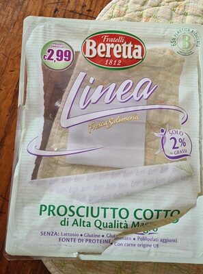 Prosciutto Cotto di Alta Qualità Magro front packaging