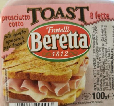 Prosciutto cotto toast