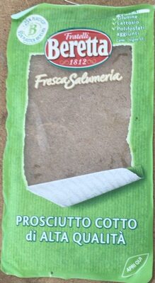 Prosciutto cotto di alta qualita front packaging