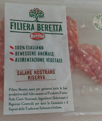 Salame nostrano riserva front packaging