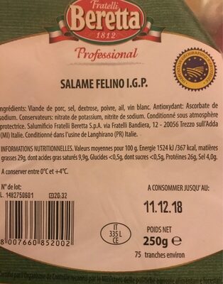 Salame felino IGP