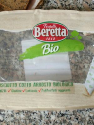 Jambon cuit arrosto bio front packaging