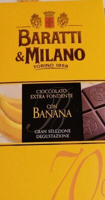 Cioccolato extra fondente con banana