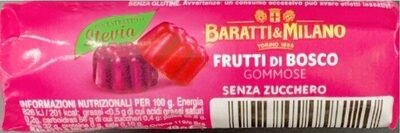 Gommose frutti di bosco front packaging