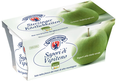 Whole Milk Yoghurt 'Sapori di Vipiteno' - 125g x 2 - Green Apple