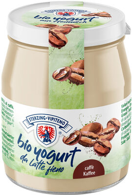 Organic whole milk yogurt from haymilk TSG in a jar - 150g - coffee front packaging