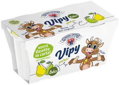 Vipy organic yogurt from haymilk - pear - 115g x 2