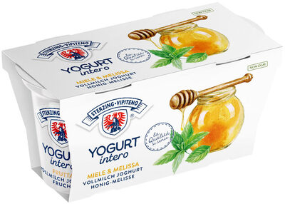 Whole milk yogurt - 125g x 2 - honey/melissa