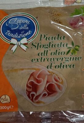 Piada sfogliata all'olio extravergine d'oliva