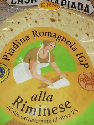 Piadina romagnola igp all'olio extravergine di oli2 front packaging