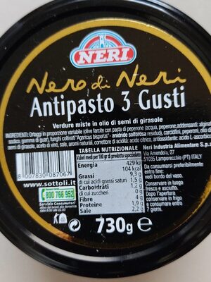 Antipasti 3 gusti