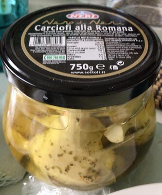Carciofi alla romana front packaging