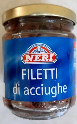 Filetti di acciughe front packaging