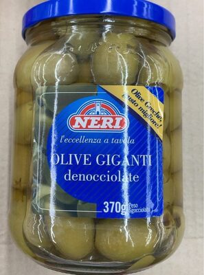 Olive giganti denocciolate front packaging