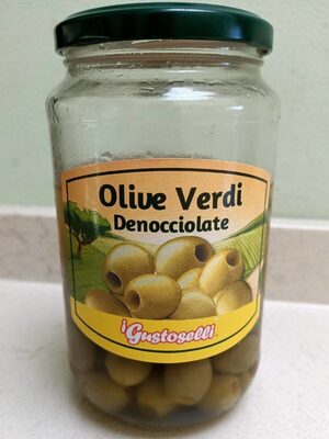 Olive verdi denocciolate