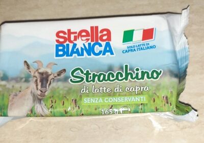 Stracchino di latte di capra front packaging