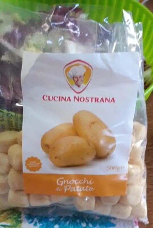 Gnocchi di patate front packaging