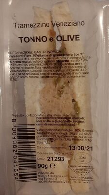 Tramezzino veneziano tonno e olive
