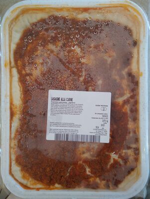 Lasagne alla carne front packaging