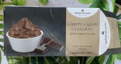coppetto di gelato al cioccolato front packaging
